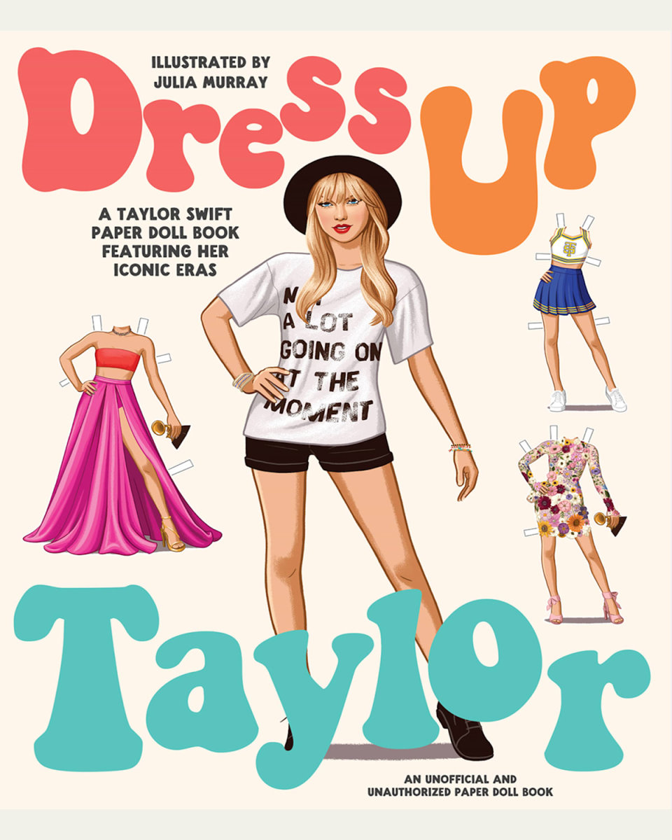 "Dress up Taylor: A Taylor Swift Paper Doll Book Featuring Her Iconic Eras" Book